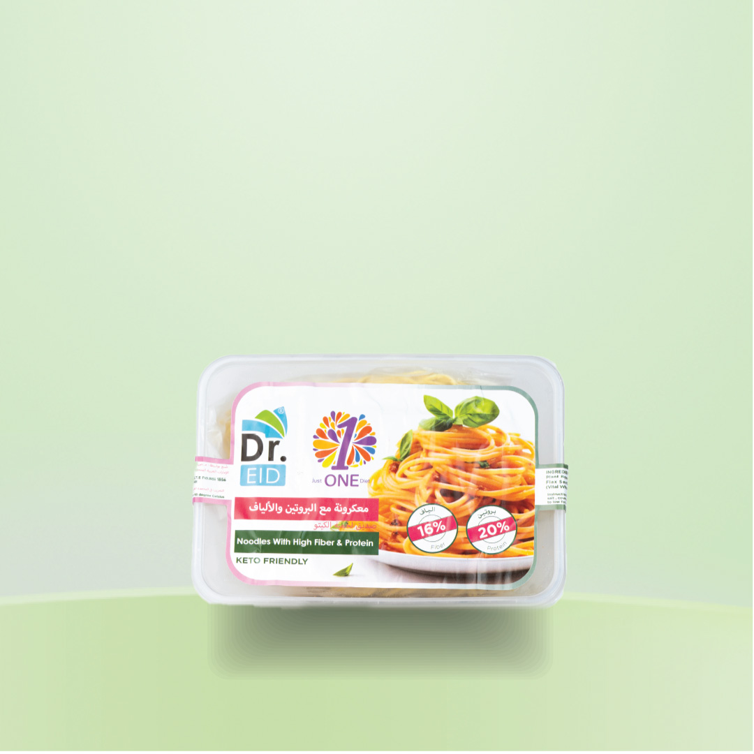 Noodles with high fiber & protein