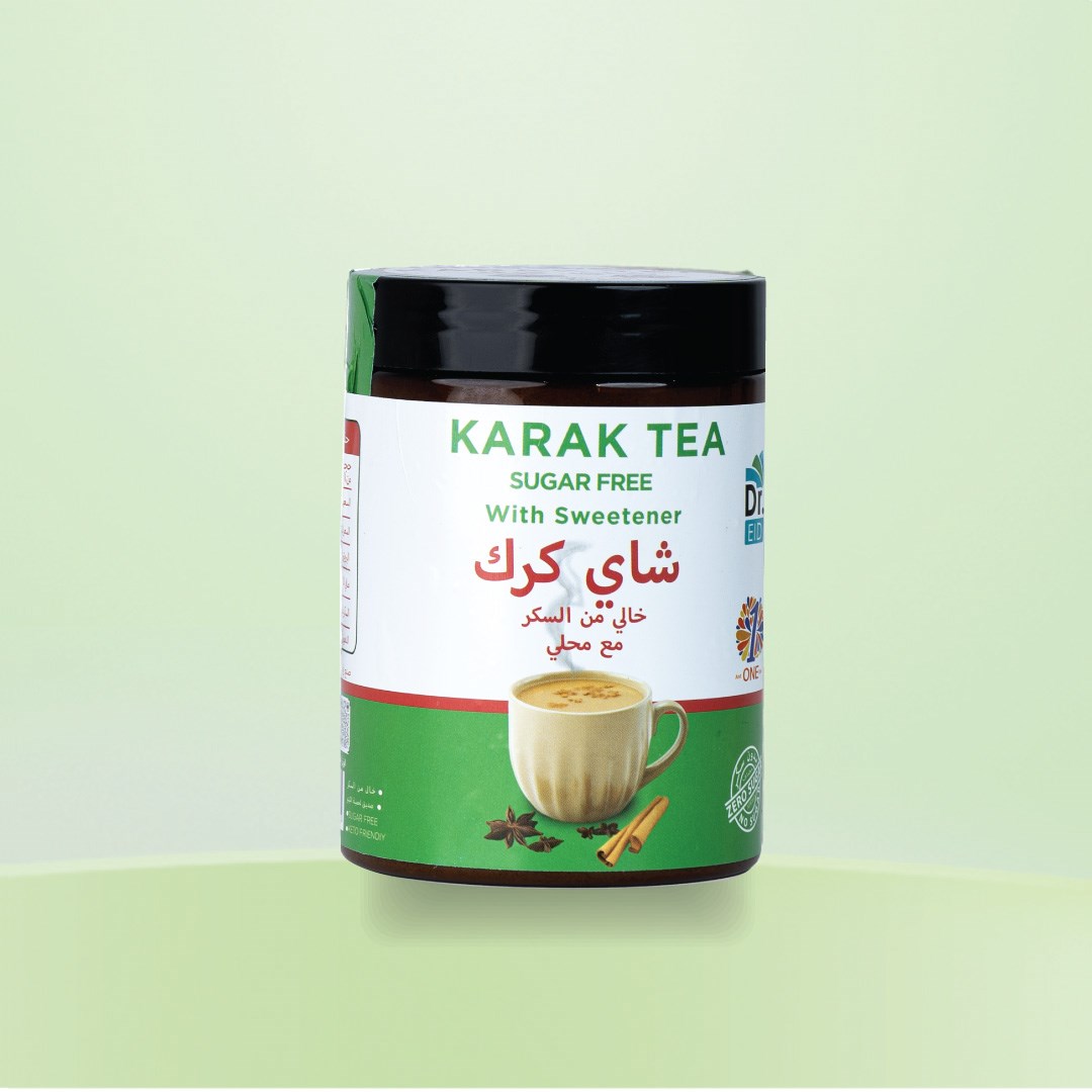شاي كرك خال من السكر