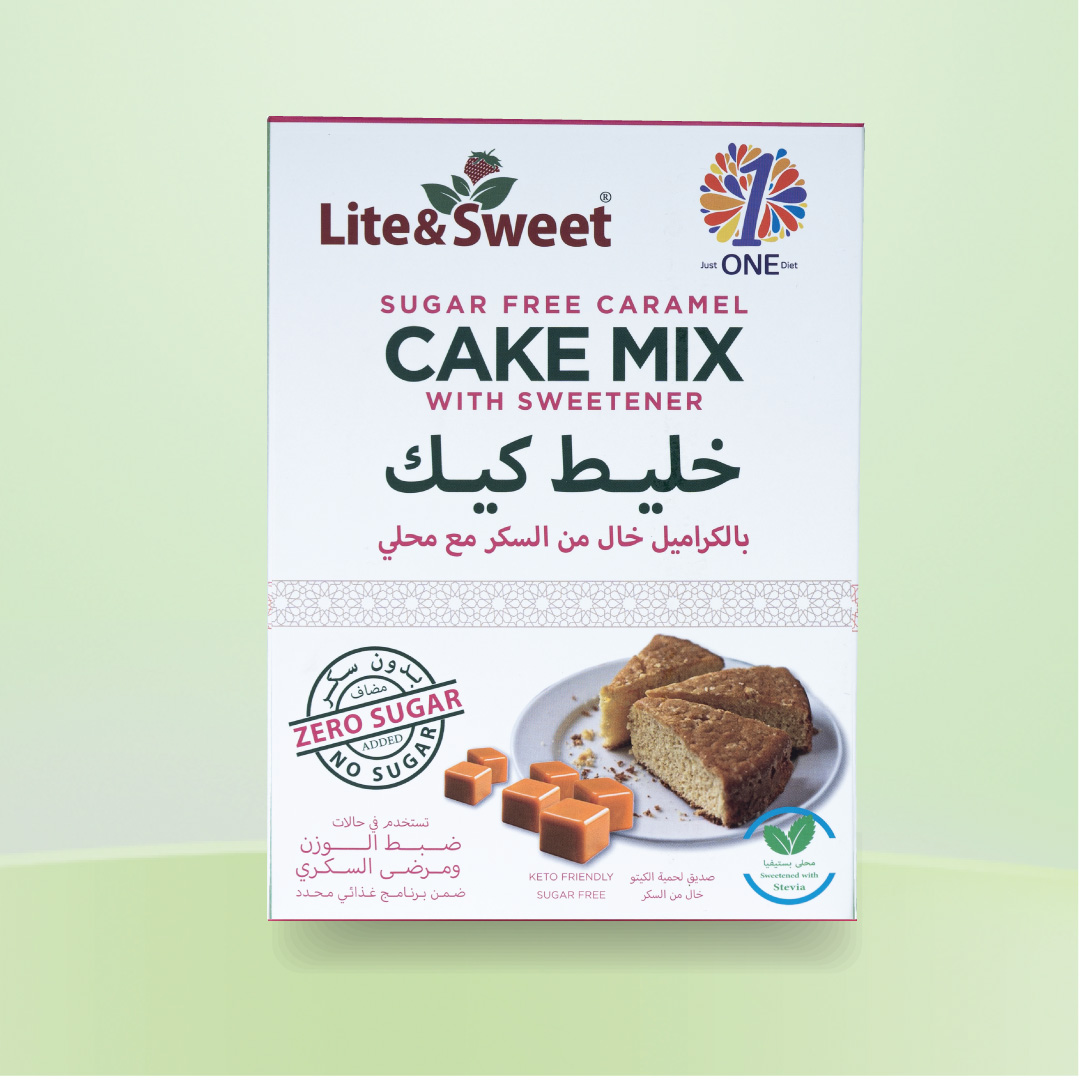 خليط كيك  بنكهة الكراميل