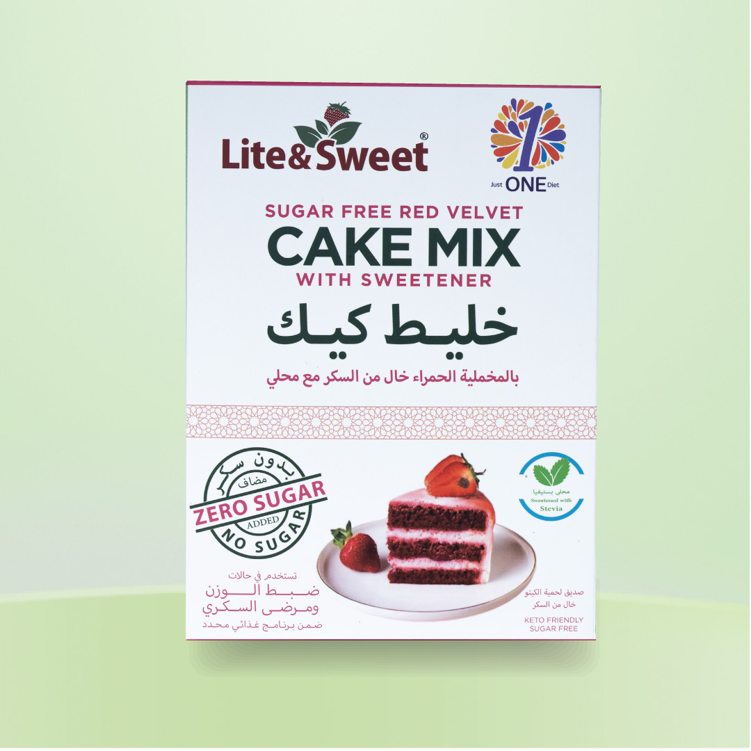 خليط كيك المخملية الحمراء