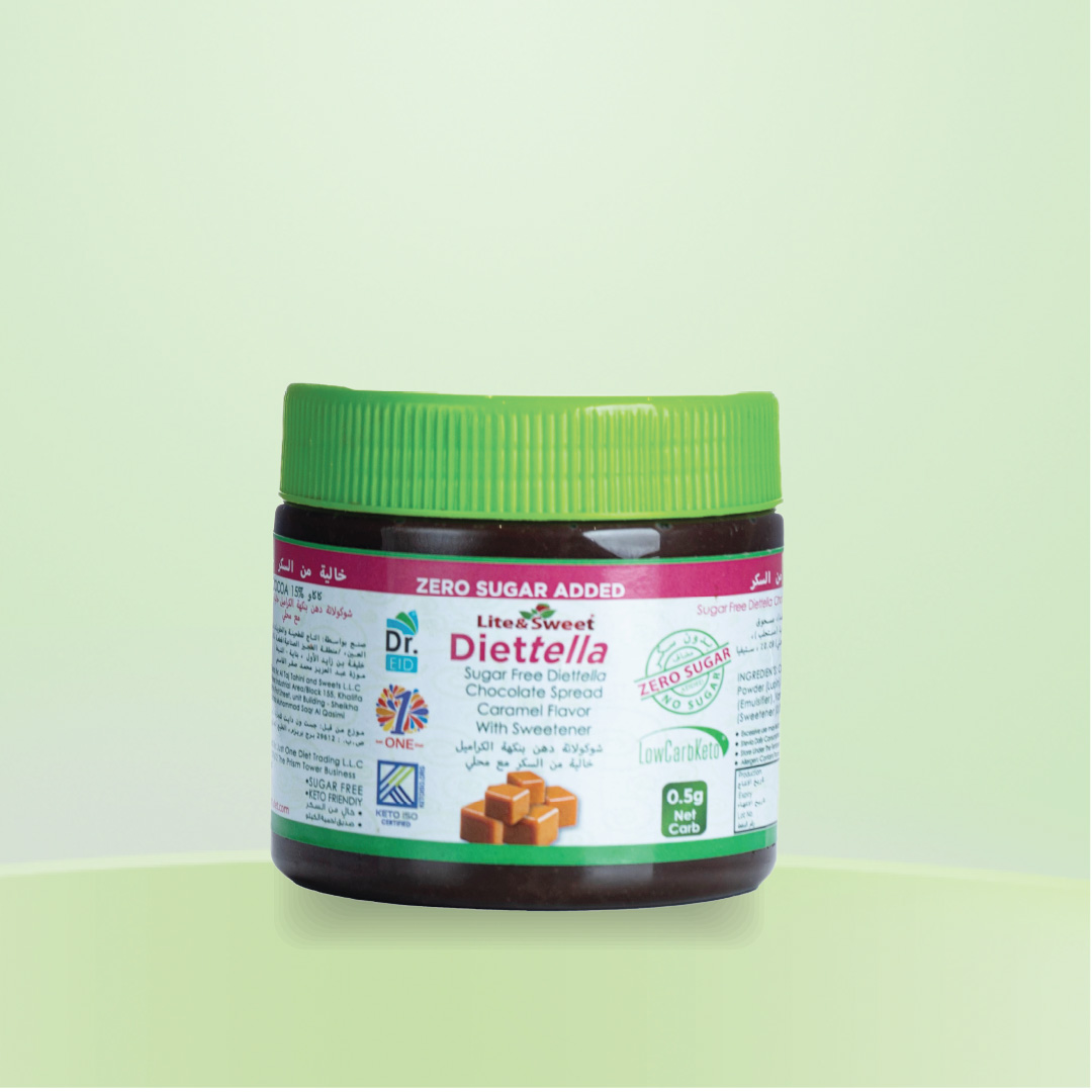 Diettella// Caramel Flavored Chocolate Spread //